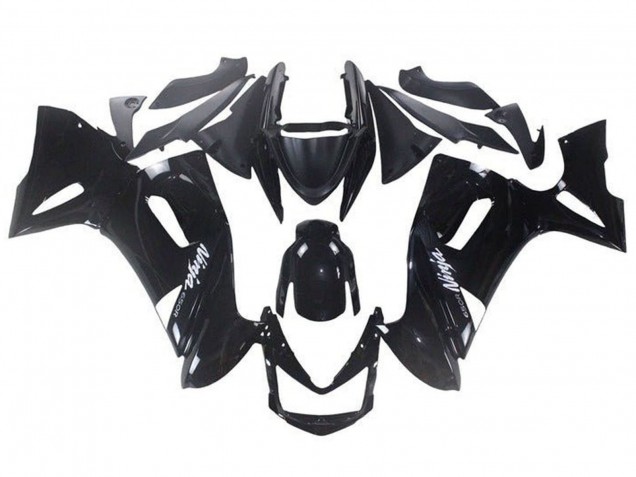 2006-2008 Kawasaki Ninja 650 EX650 Motorcycle Fairings - Glossy Black White Ninja 650R Australia for Sale