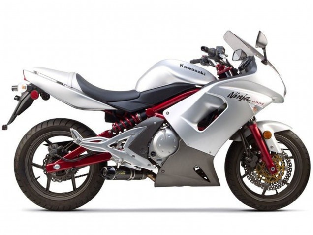 2006-2008 Kawasaki Ninja 650 EX650 Motorcycle Fairings - Silver Black Red Australia for Sale