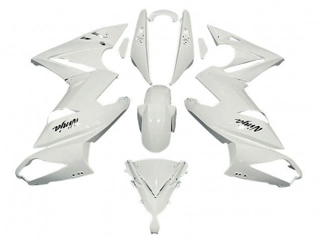 2009-2011 Kawasaki Ninja 650 EX650 Motorcycle Fairings - White Australia for Sale