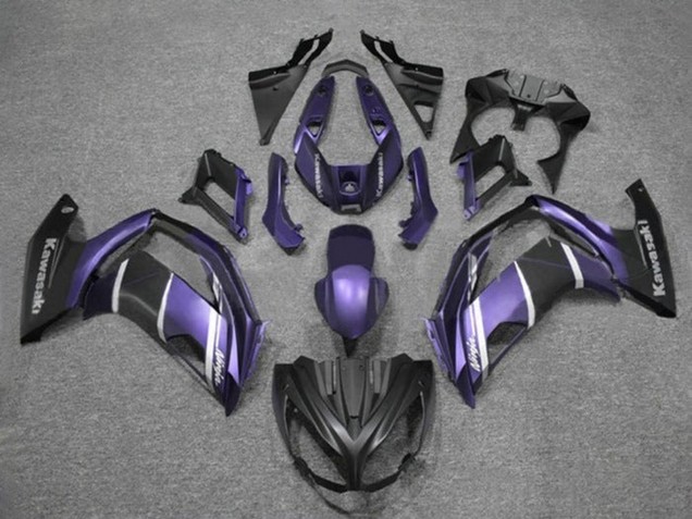 2012-2016 Kawasaki Ninja 650 EX650 Motorcycle Fairings - Purple Silver Matte Black Australia for Sale