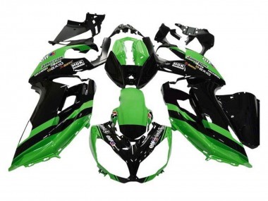 2012-2016 Kawasaki Ninja 650 EX650 Motorcycle Fairings - Green Black Stripe Australia for Sale