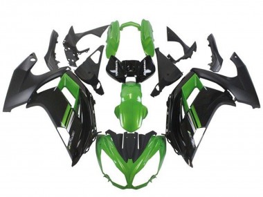 2012-2014 Kawasaki Ninja ER6F Motorcycle Fairings - Green Black Australia for Sale