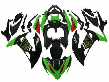 2017-2019 Kawasaki Ninja 650 EX650 Motorcycle Fairings - Green Black Red Gold Honeycomb Australia for Sale