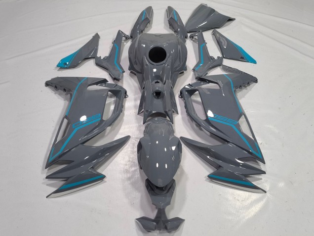 2020-2025 Kawasaki Ninja 650 EX650 Motorcycle Fairings - Grey Blue Australia for Sale