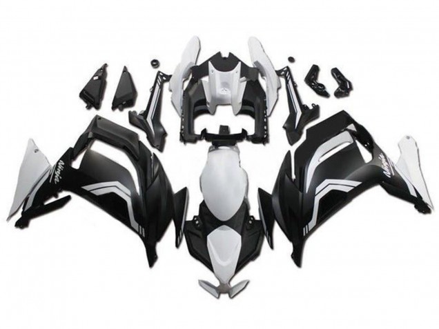 2020-2026 Kawasaki Ninja 650 EX650 Motorcycle Fairings - White Matte Black Australia for Sale