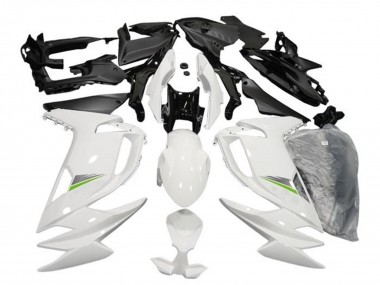 2020-2025 Kawasaki Ninja 650 EX650 Motorcycle Fairings - Glossy White Green Australia for Sale