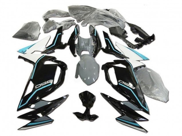 2020-2026 Kawasaki Ninja 650 EX650 Motorcycle Fairings - White Blue Glossy Black Australia for Sale