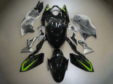 2018-2024 Kawasaki Z400 Motorcycle Fairings - Glossy Black Green Silver Australia for Sale