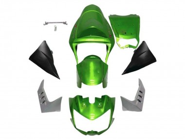 2003-2006 Kawasaki Z1000 Motorcycle Fairings - Green Matte Black Australia for Sale