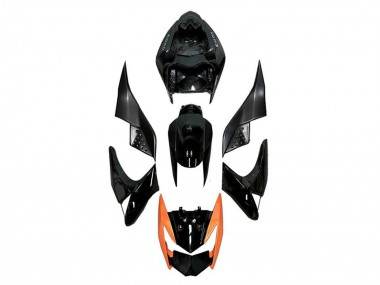 2007-2009 Kawasaki Z1000 Motorcycle Fairings - Glossy Black Orange Australia for Sale