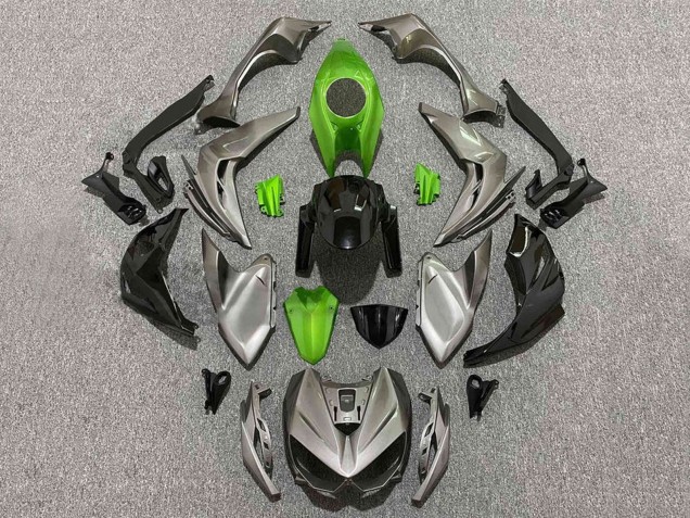 2014-2019 Kawasaki Z1000 Motorcycle Fairings - Grey Green Black Australia for Sale