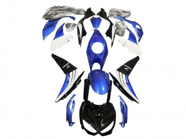 2014-2019 Kawasaki Z1000 Motorcycle Fairings - Blue White Glossy Black Australia for Sale