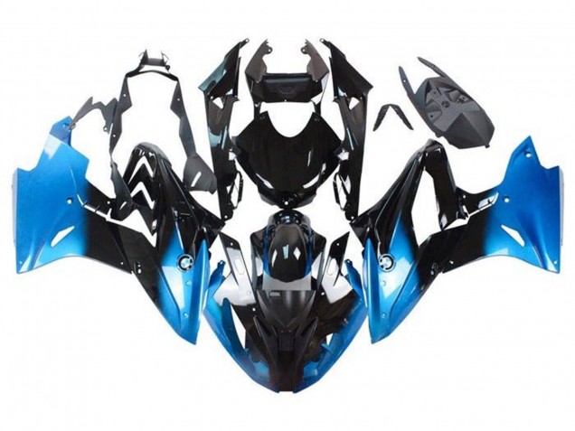 2015-2016 BMW S1000RR Motorcycle Fairings - Blue Glossy Black Australia for Sale