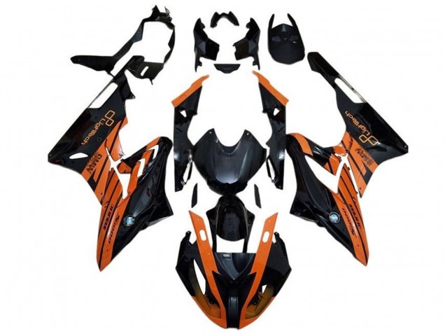 2015-2016 BMW S1000RR Motorcycle Fairing - Orange Glossy Black Australia for Sale