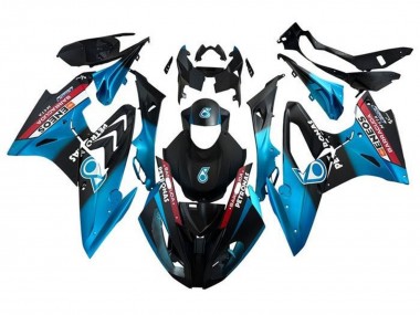 2017-2018 BMW S1000RR Motorcycle Fairings - Blue Red Matte Black Petronas Australia for Sale