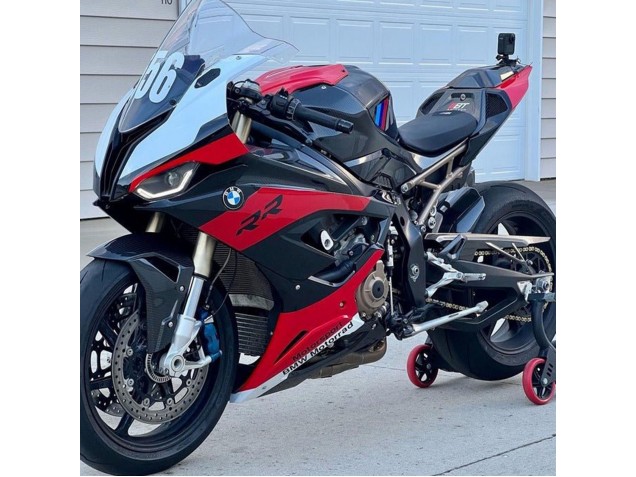 2019-2022 BMW S1000RR Motorcycle Fairings - Red Black White Australia for Sale