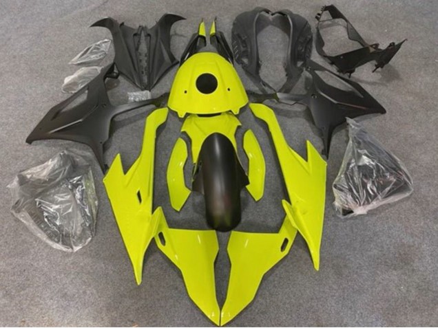 2019-2022 BMW S1000RR Motorcycle Fairings - Neon Yellow Matte Black Australia for Sale