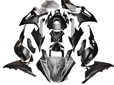 2019-2022 BMW S1000RR Motorcycle Fairings - Matte Black White Lines Australia for Sale