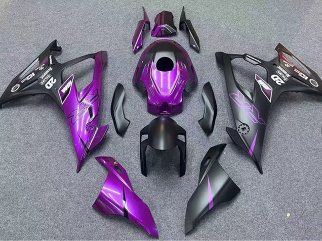 2019-2022 BMW S1000RR Motorcycle Fairings - Matte Black Purple Australia for Sale