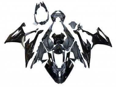 2019-2022 BMW S1000RR Motorcycle Fairings - Glossy Black Matte Black Australia for Sale