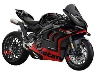 2022-2024 Ducati Panigale V4 V4S Motorcycle Fairings - Black Red Australia for Sale