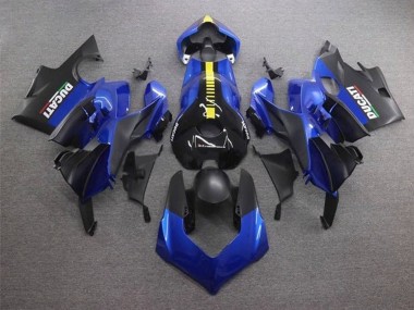 2020-2021 Ducati Panigale V4 V4S Motorcycle Fairings - Blue Yellow Matte Black Australia for Sale