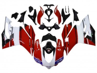 2015-2020 Ducati 959/1299 Motorcycle Fairings - White Red Blue Glossy Black Unibat Flex-Box Australia for Sale