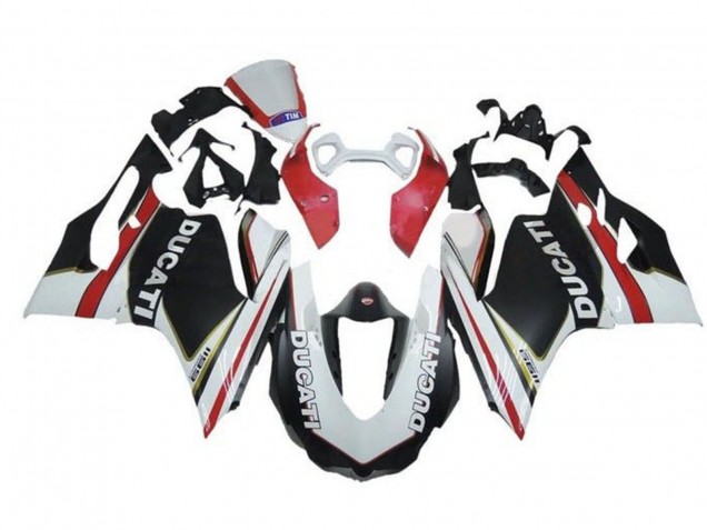 2011-2014 Ducati Panigale 1199 Motorcycle Fairings - White Red Matte Black Australia for Sale