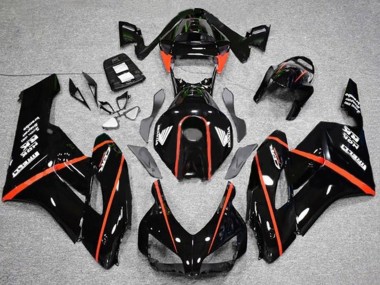 2004-2005 Honda CBR1000RR Motorcycle Fairings - Glossy Black Red Stripe Australia for Sale