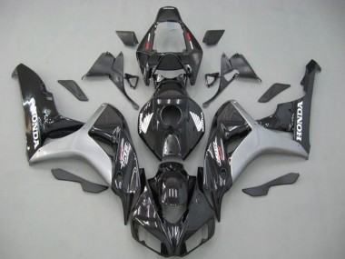 2006-2007 Honda CBR1000RR Motorcycle Fairing - Silver Glossy Black Australia for Sale