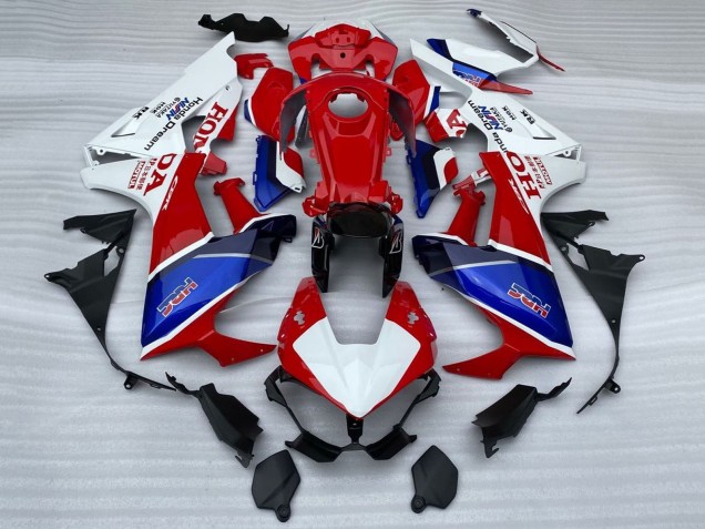 2017-2023 Honda CBR1000RR Motorcycle Fairings - White Red Blue HRC Australia for Sale