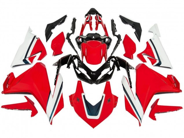 2019-2021 Honda CBR500R Motorcycle Fairings - Red White Black Stripe Australia for Sale