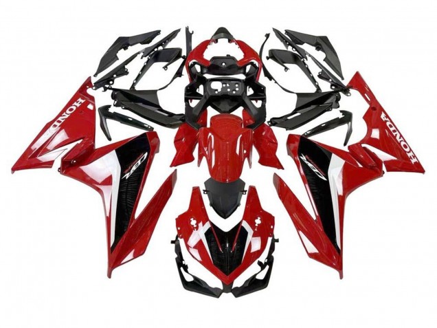 2019-2021 Honda CBR500R Motorcycle Fairing - Red White Black Australia for Sale