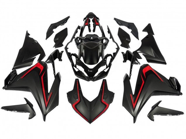 2019-2021 Honda CBR500R Motorcycle Fairings - Matte Black Red Australia for Sale
