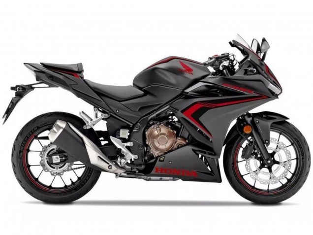 2019-2021 Honda CBR500R Motorcycle Fairings - Matte Black Red Black Australia for Sale