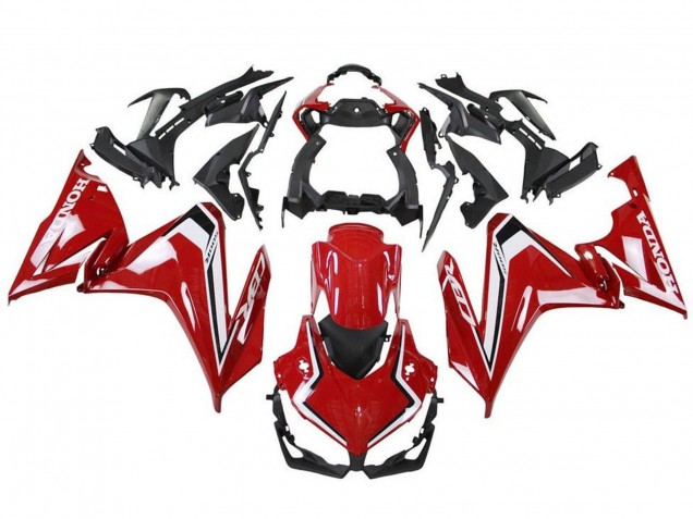 2019-2021 Honda CBR500R Motorcycle Fairings - Red White Black Australia for Sale