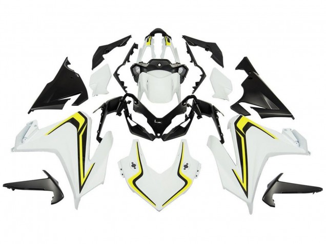 2019-2021 Honda CBR500R Motorcycle Fairings - White Yellow Black Australia for Sale