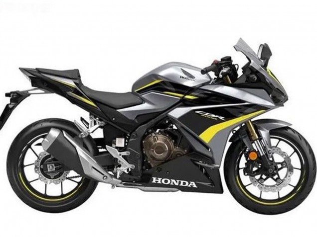 2019-2021 Honda CBR500R Motorcycle Fairings - Silver Glossy Black Yellow Australia for Sale