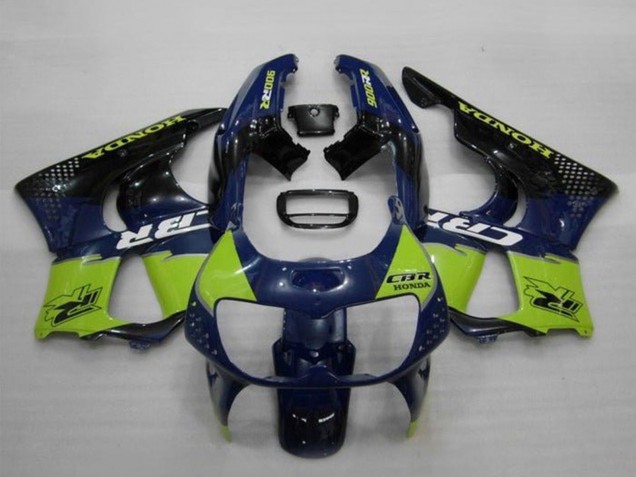 1994-1995 Honda CBR900RR 893 Motorcycle Fairings - Blue Green Glossy Black Australia for Sale
