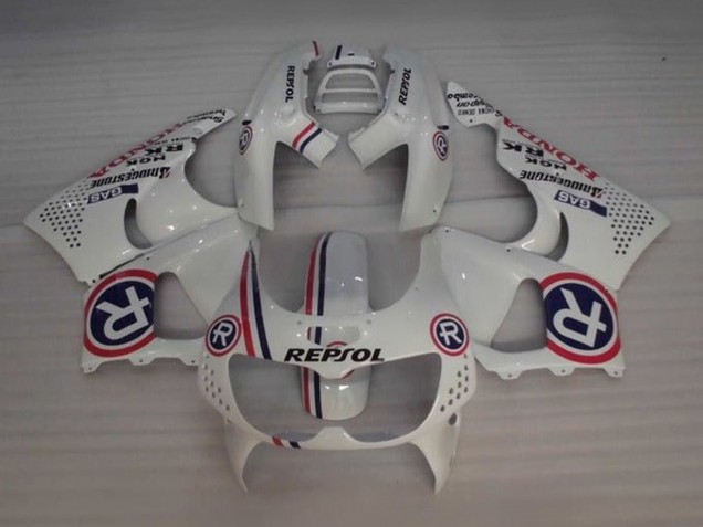 1994-1995 Honda CBR900RR 893 Motorcycle Fairings - White Red Blue Repsol Australia for Sale