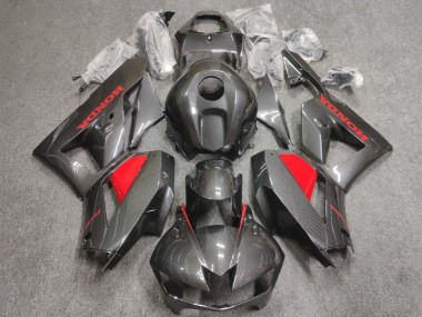 2013-2023 Honda CBR600RR Motorcycle Fairings - Faux Carbon Fiber Red Australia for Sale