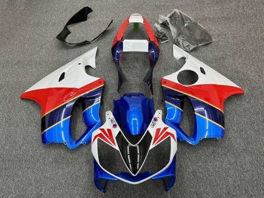 2001-2003 Honda CBR600 F4i Motorcycle Fairings - White Red Blue Dark Blue Australia for Sale