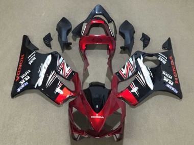 2001-2003 Honda CBR600 F4i Motorcycle Fairings - Candy Red Glossy Black Australia for Sale