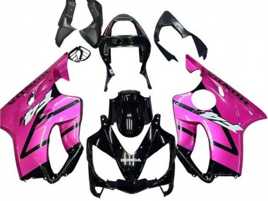 2001-2003 Honda CBR600 F4i Motorcycle Fairing - Pink Glossy Black Stripe Australia for Sale