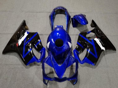 2004-2007 Honda CBR600 F4i Motorcycle Fairings - Blue Glossy Black Australia for Sale