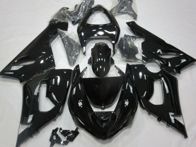 2005-2006 Kawasaki ZX6R Motorcycle Fairings - Glossy Black Australia for Sale
