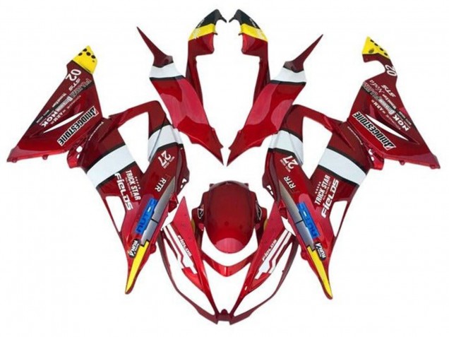 2013-2018 Kawasaki ZX6R Motorcycle Fairings - Red Yellow White Blue Australia for Sale