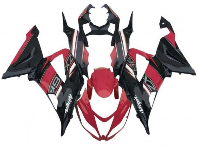 2013-2018 Kawasaki ZX6R Motorcycle Fairings - Red Black White Australia for Sale