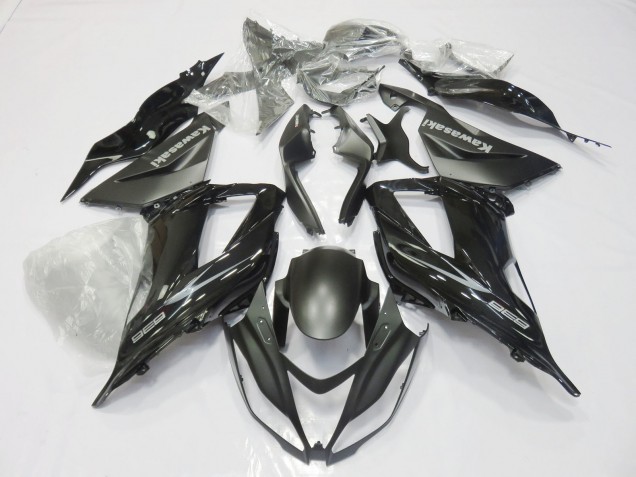 2013-2018 Kawasaki ZX6R Motorcycle Fairings - Glossy Black Matte Black Australia for Sale