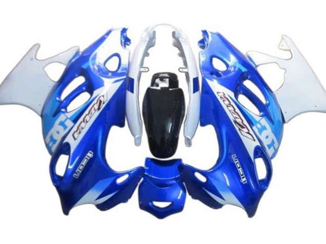 2004-2006 Suzuki GSX600F/GSX750F Motorcycle Fairings - White Blue DC Australia for Sale